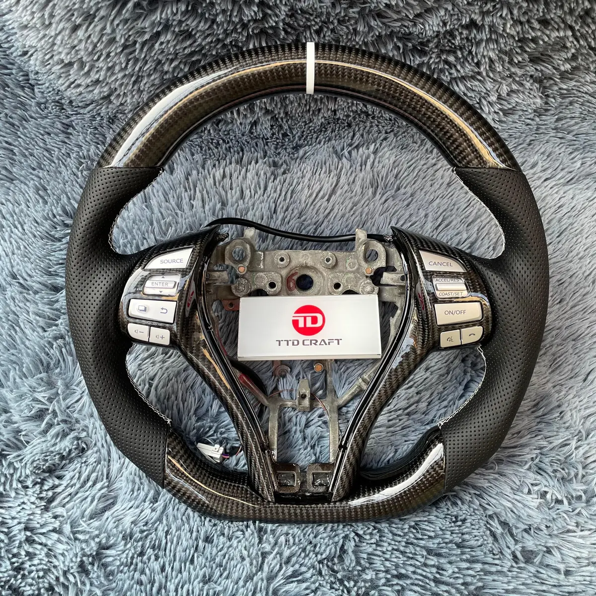 Carbon Fiber Steering Wheel For Nissan 2013-2018 Altima | Ttd Craft 1