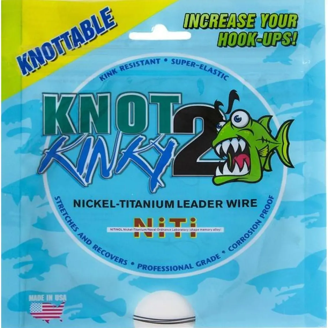 Aquateko's Knot 2 Kinky Nickel Leader Wire 1