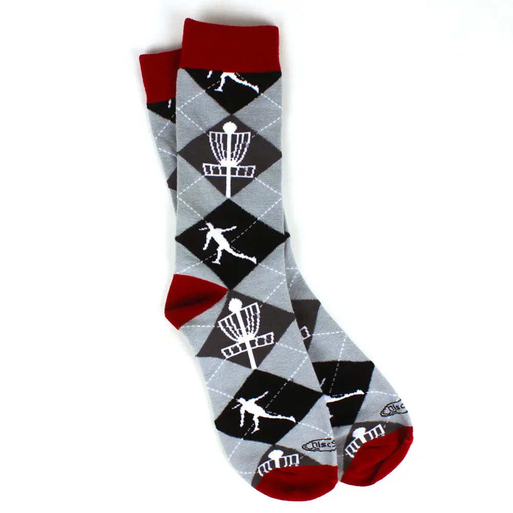 Disc Golf Argyle Socks 1
