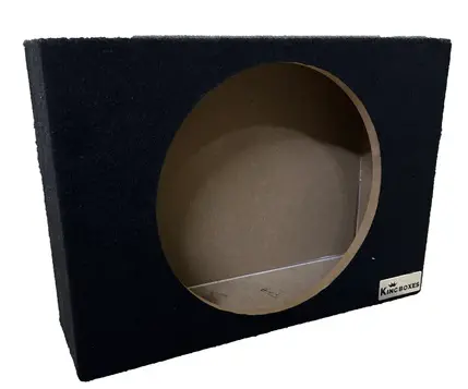 King Boxes Ashallows12 Shallow Single Sealed 12" Subwoofer Box 1