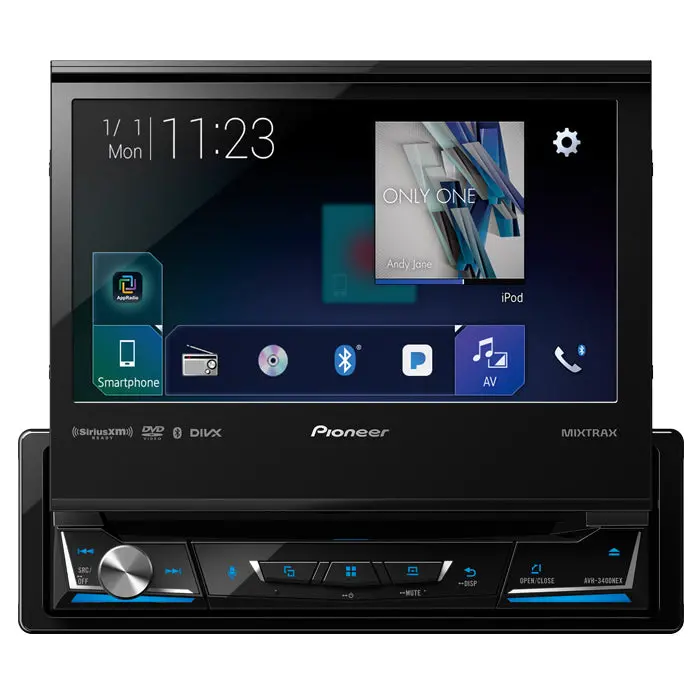 Pioneer Avh3500nex Single-Din Receiver With 7" Flip-Out 1