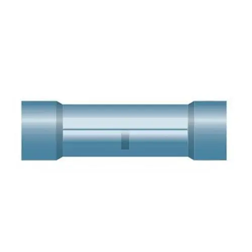 Bbc1614p Clear Pvc Butt Connectors 16/14 Gauge Blue 1