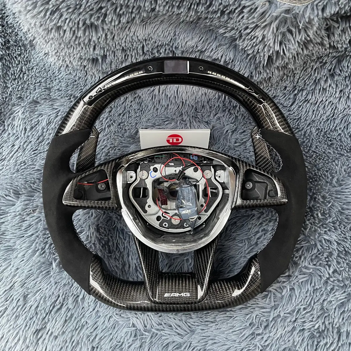 Carbon Fiber Steering Wheel For Mercedes C63s Amg | Ttd Craft 1