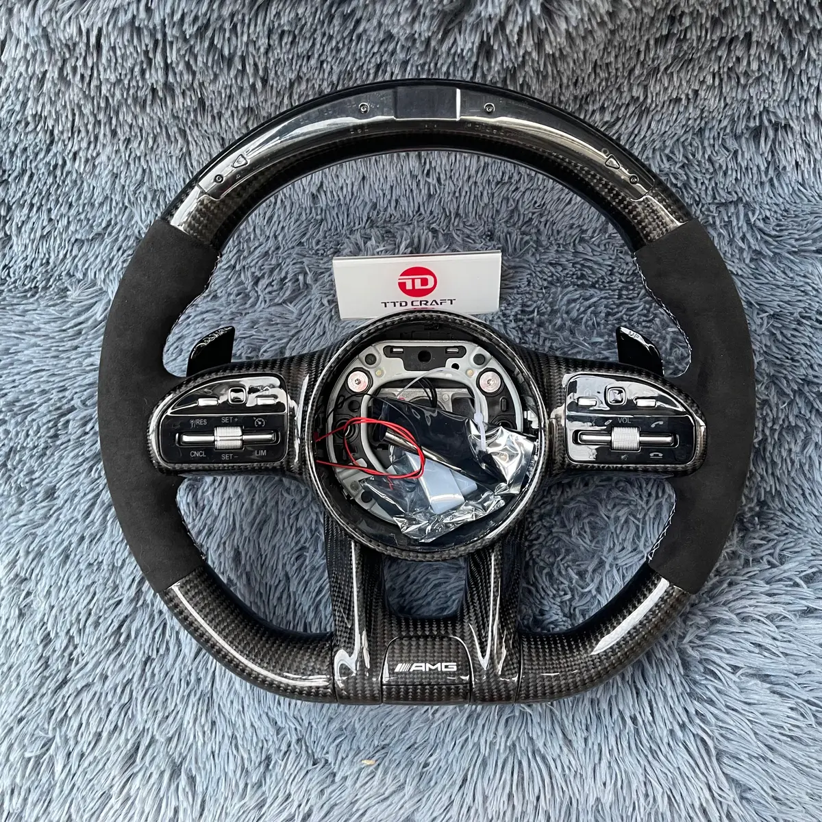 Carbon Fiber Steering Wheel For Mercedes Cle53 Amg | Ttd Craft 1