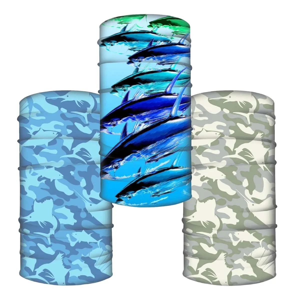 Bluefin Seamless Uv Protective Face Shield & Neck Gaiter 1