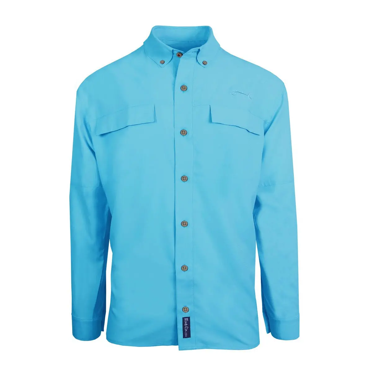 Bluefin Long Sleeve Uv Protective Performance Sport Fishing Shirt 1