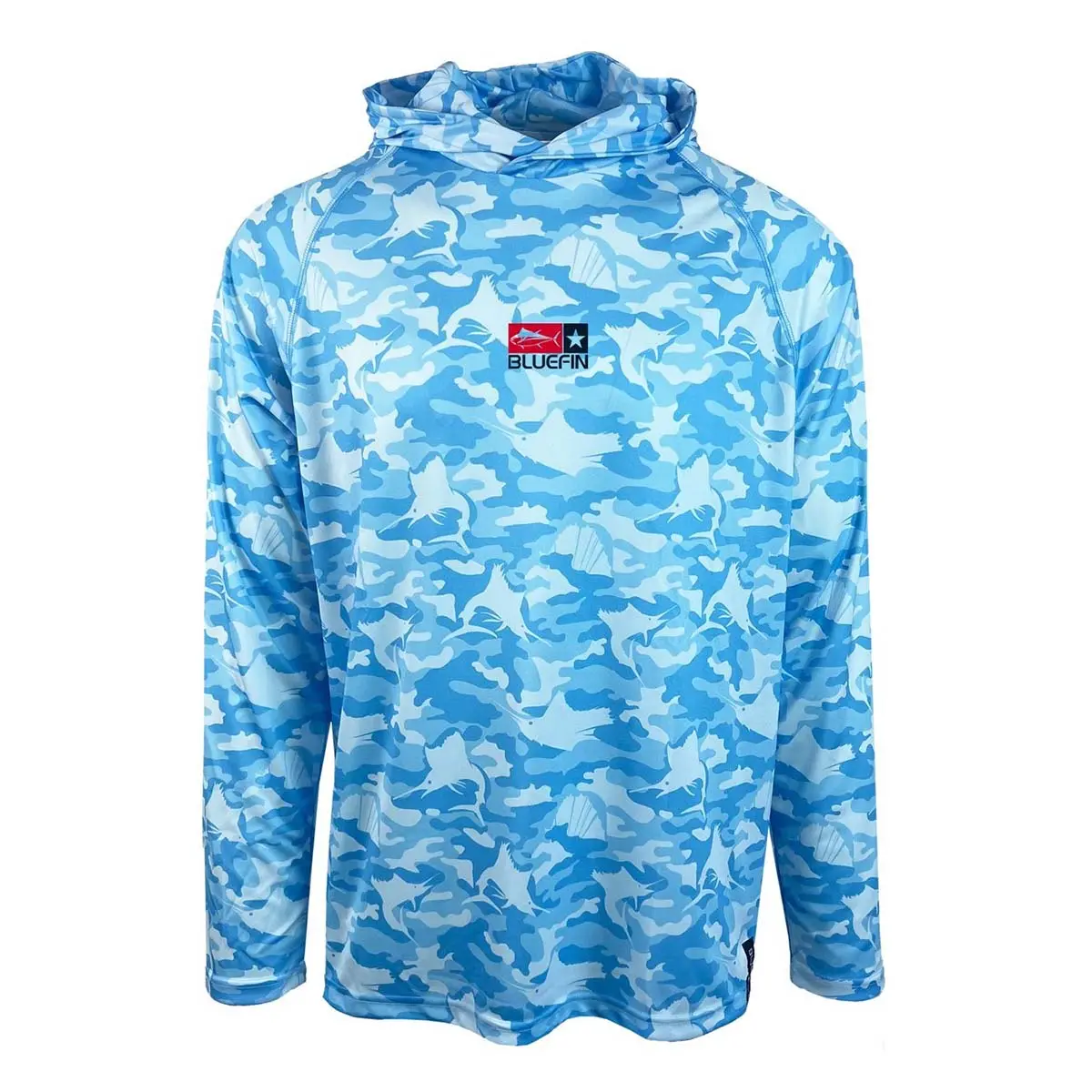 Bluefin Superleggera Camo Solar Uv Protective Fishing Hoodie 1