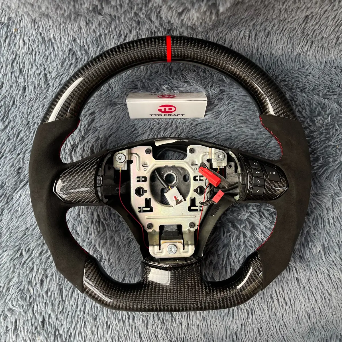 Custom Corvette C6 2006-2013 C6 Z06 Alcantara Carbon Fiber |Ttd Craft 1