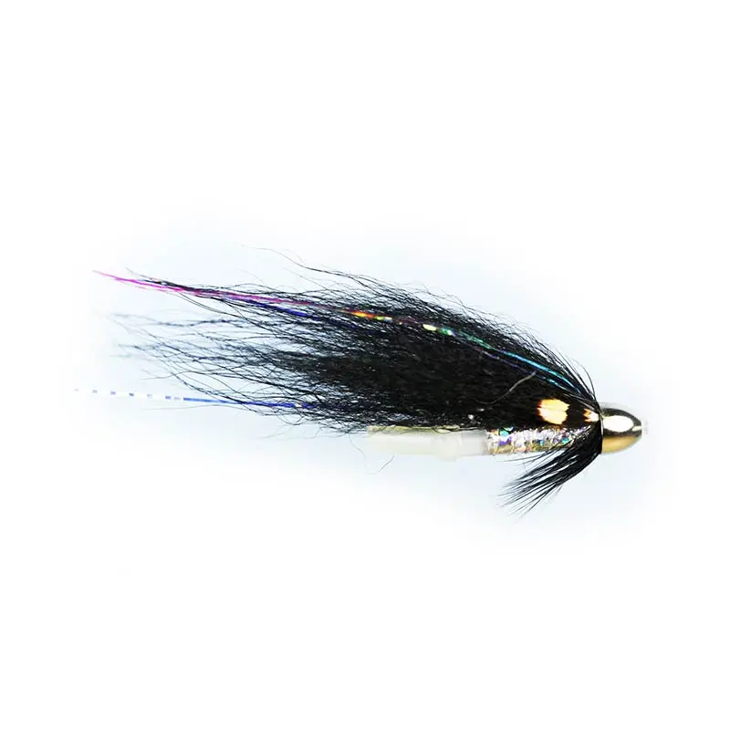 Caledonia Silver Stoat Conehead Tube Fly 1
