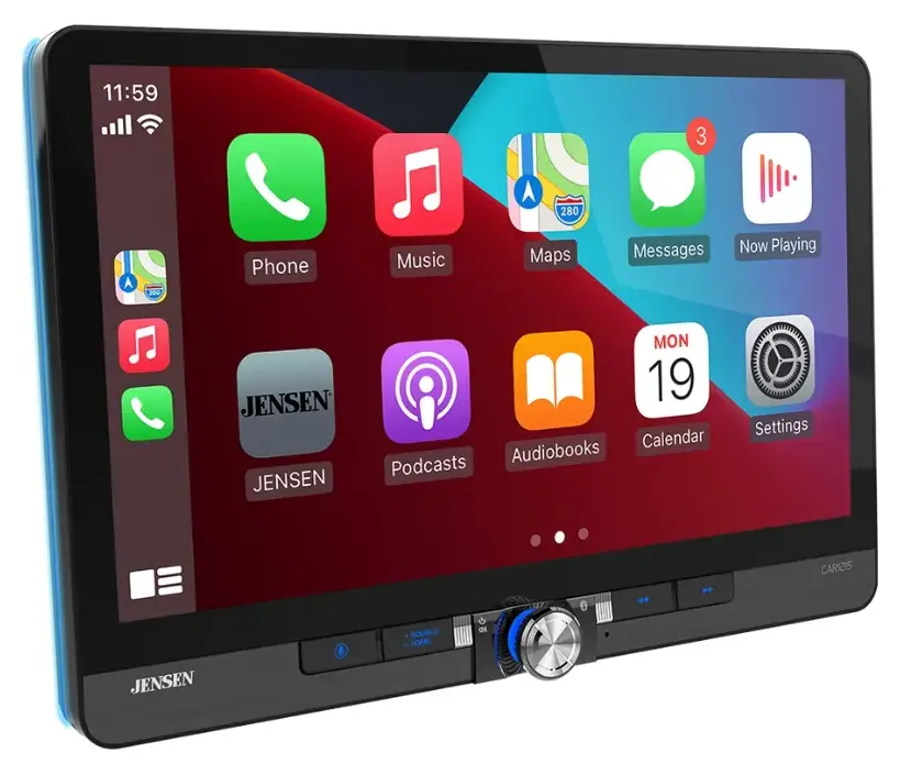 Jensen Car1215 11.6″ Receiver With Wireless Apple Carplay And Android Auto, Maestro 1