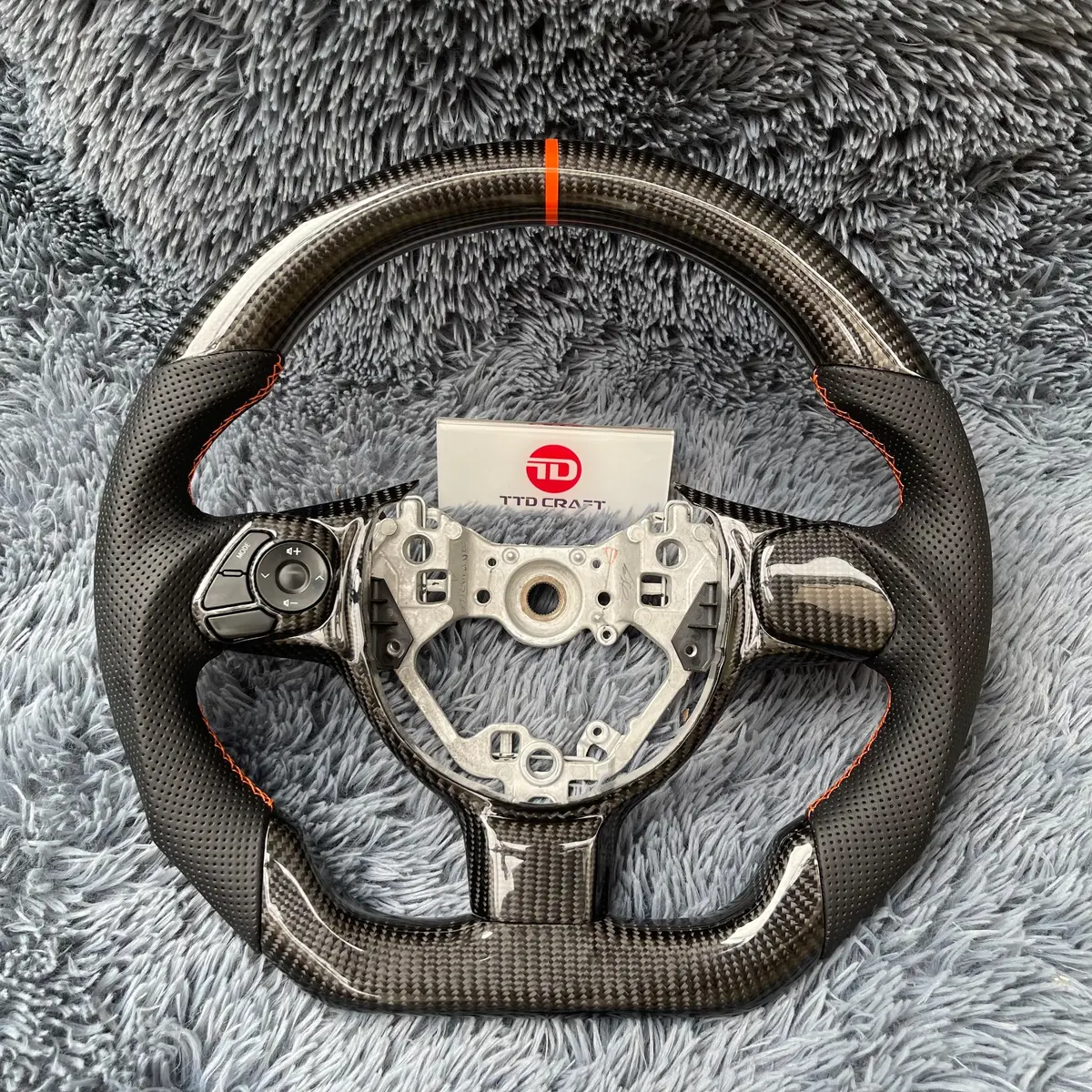 Brz 86 Gr86 Carbon Fiber With Leather Steering Wheel 2017-2026 |Ttd Craft 1