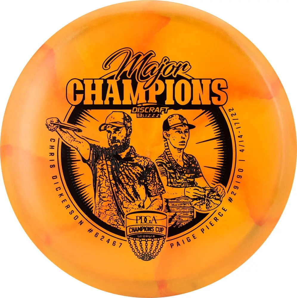 Discraft Swirly Z Buzzz Dickerson And Pierce 2022 Champions Cup Commemorative Stamp 1
