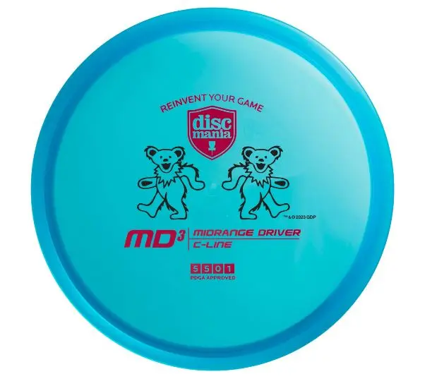 Discmania X Grateful Dead C-Line Md3 Bear Pair 1
