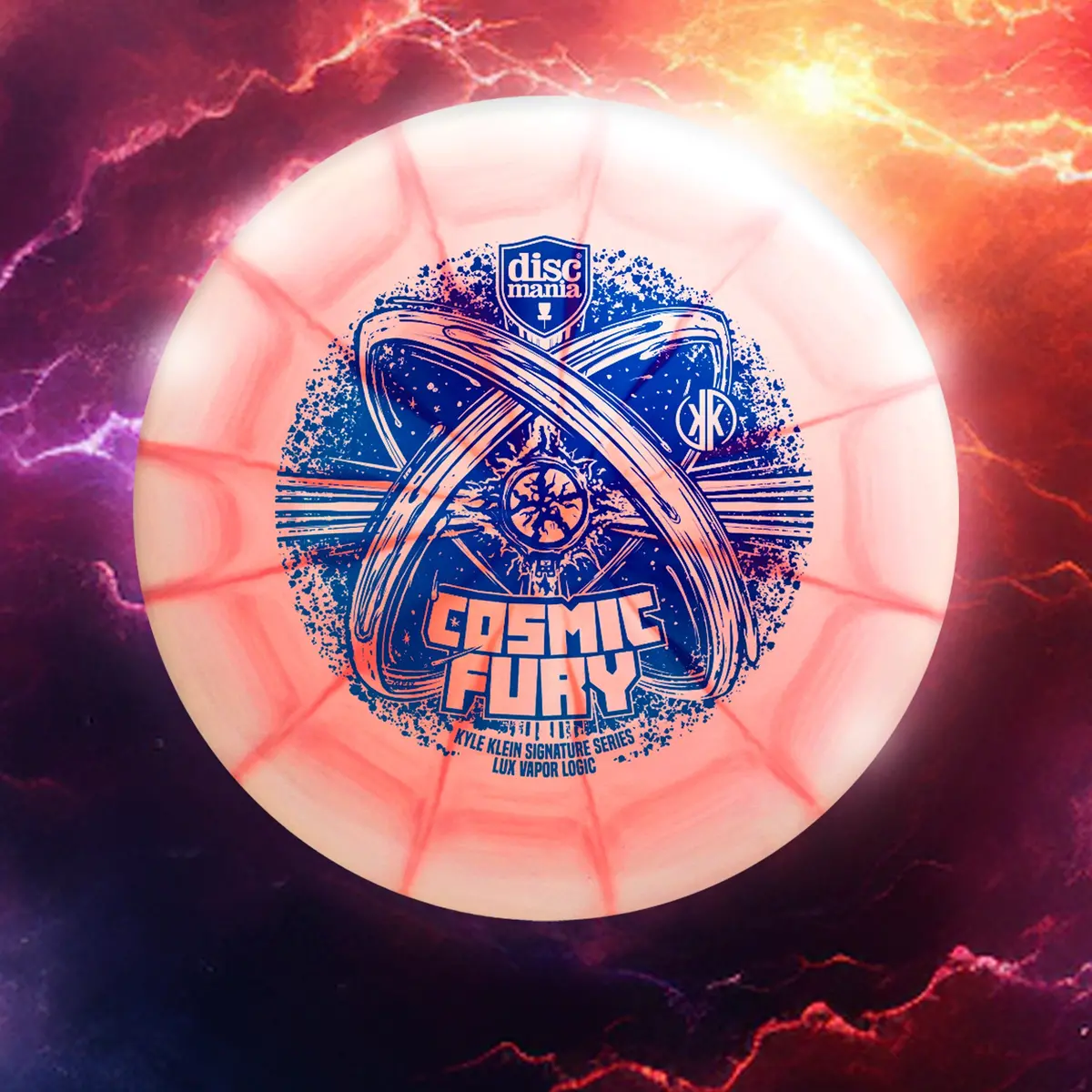 Discmania Lux Vapor Logic Cosmic Fury Kyle Klein Signature Series 1