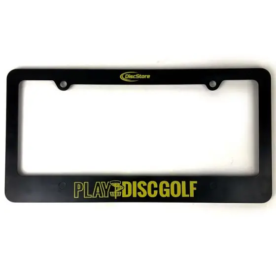 Play Disc Golf License Plate Frame 1