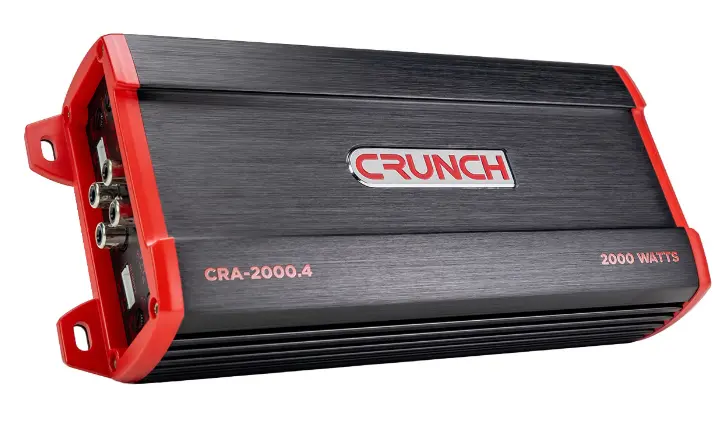 Crunch Cra-2000.4 4-Channel Amp 2000W Max 1