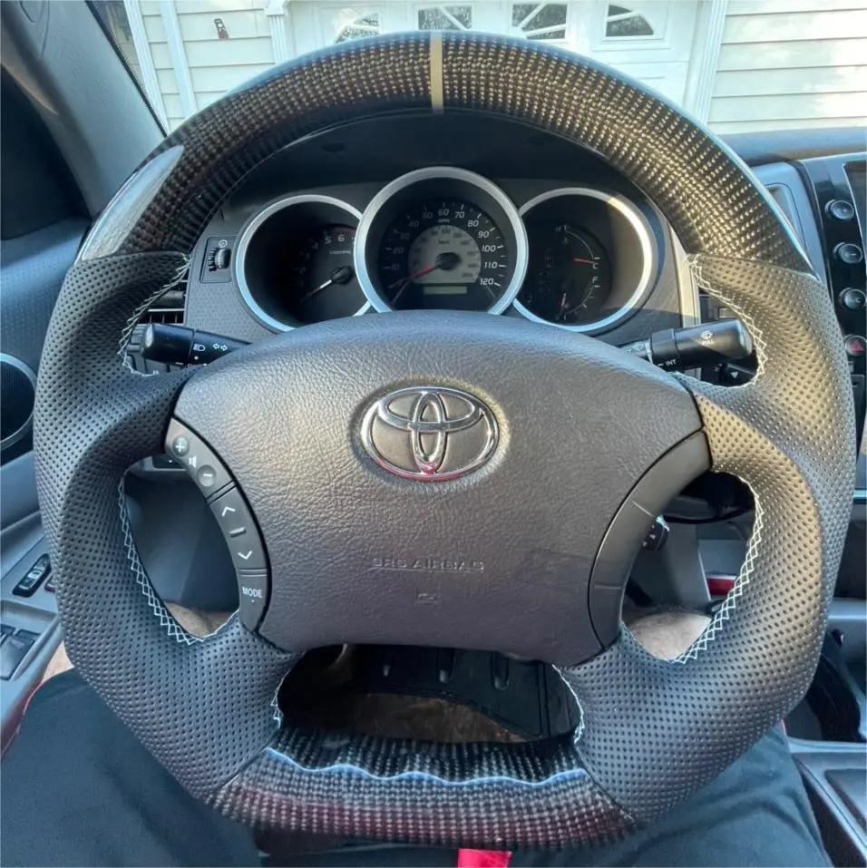 Custom Carbon Fiber Steering Wheel For 2005-2011 Toyota Tacoma 4Runner |Ttd Craft 1