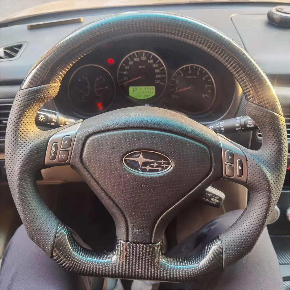 Custom Carbon Fiber Steering Wheel For 2005-2008 Subaru Forester Legacy|Ttd Craft 1