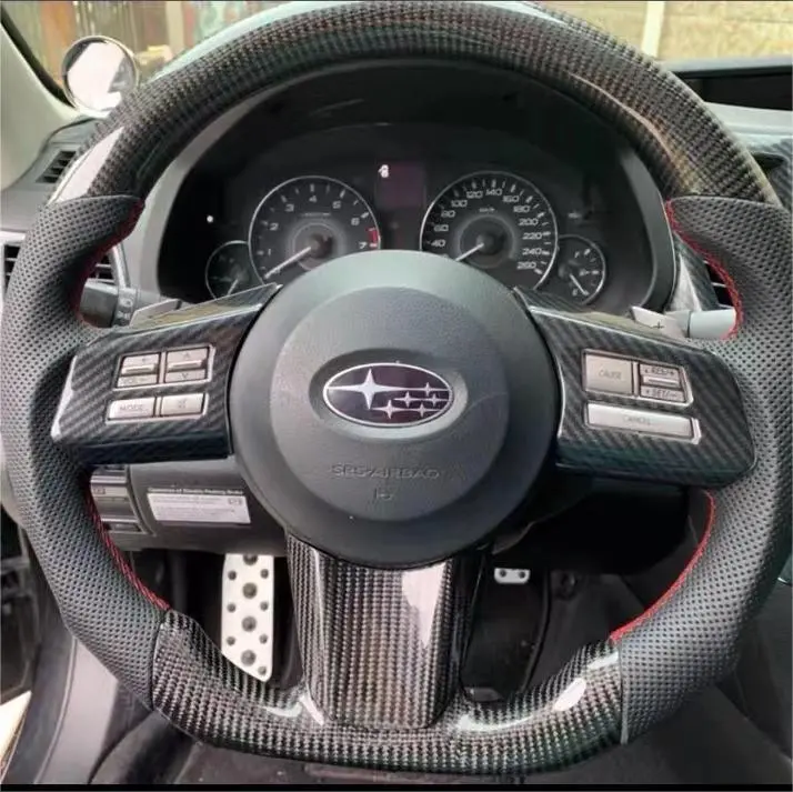 Custom Carbon Fiber Steering Wheel For 2010-2011 Subaru Outback Legacy |Ttd Craft 1