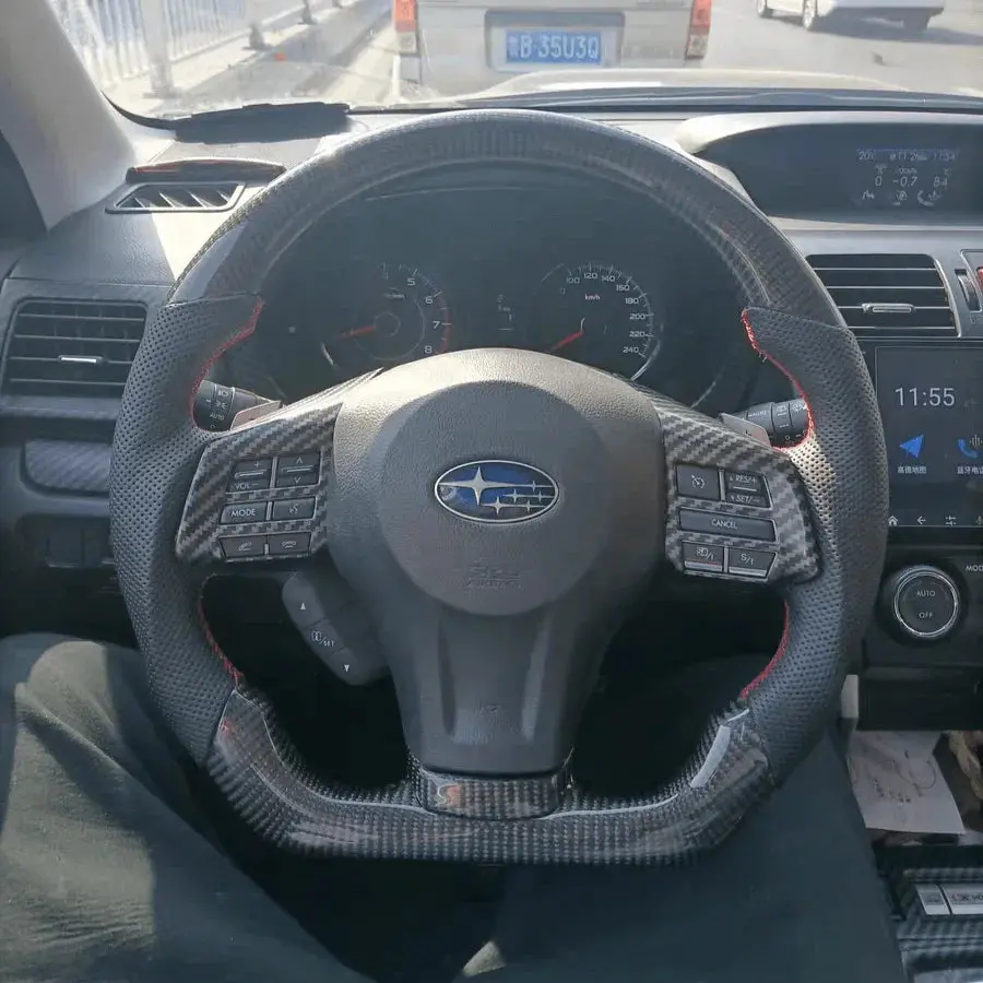 Custom Carbon Fiber Steering Wheel For 2012-2016 Subaru Outback Legacy Forester Xv |Ttd Craft 1