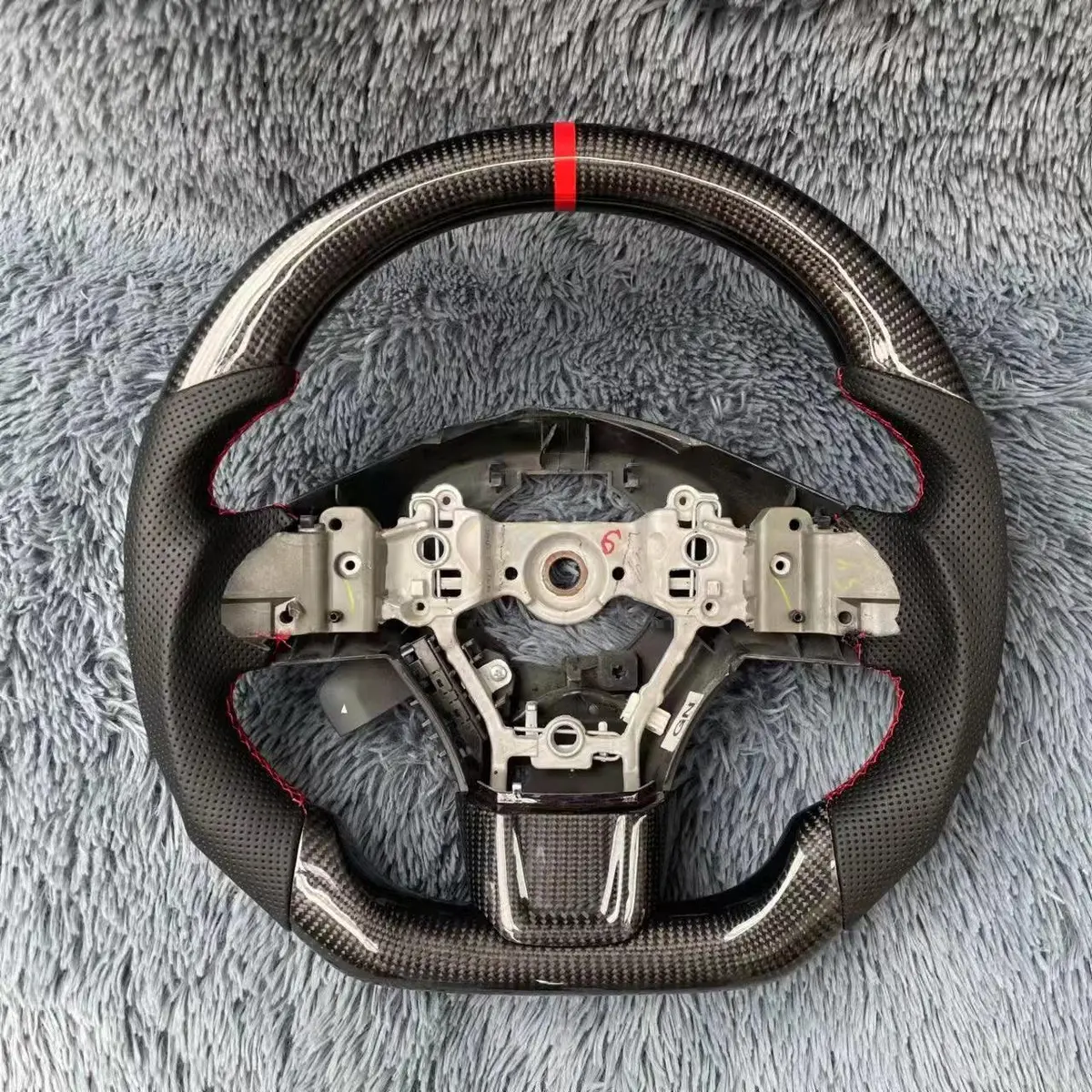 Custom Subaru 2015-2021 Wrx / Sti Carbon Fiber Steering Wheel |Ttd Craft 1