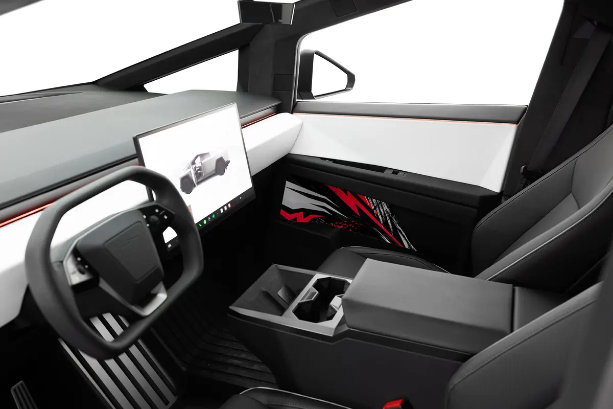 2024+ Tesla Cybertruck |  Lower Door Panel (4 Piece) | Graphic Overlay  | Many Styles/Colors Available 1