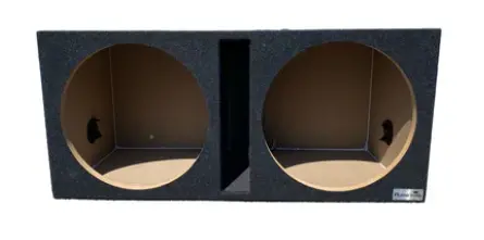 King Boxes D12v Dual Vented 12" Subwoofer Box 1