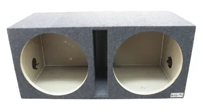 King Boxes D15v Dual Vented 15" Subwoofer Box 1