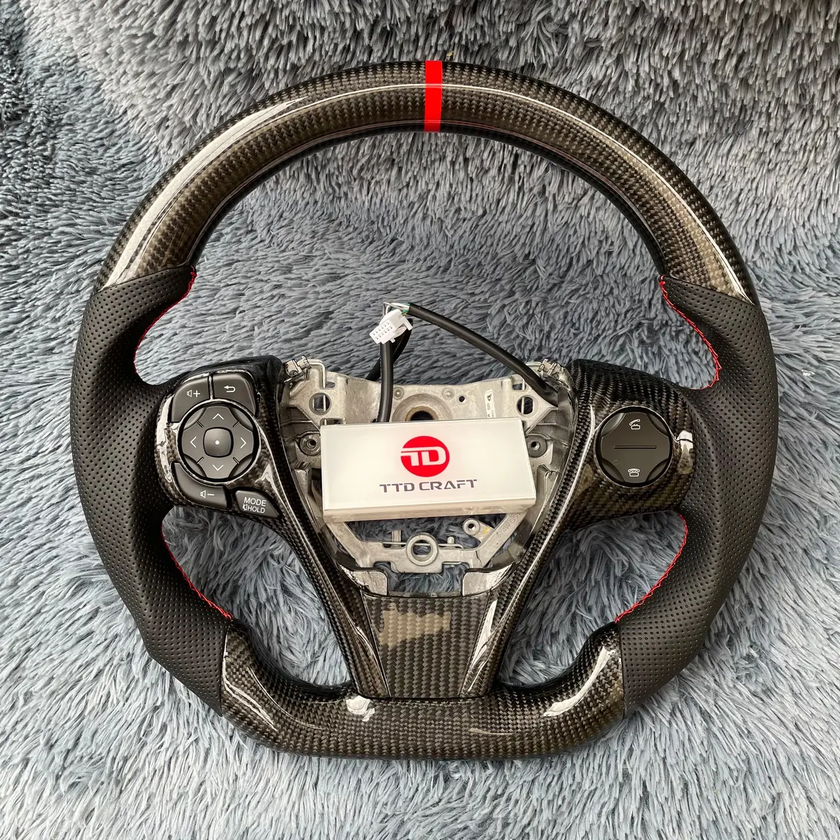 Ttd Craft Toyota 2012-2014 Camry 2013-2019 Venza Carbon Fiber Steering Wheel 1