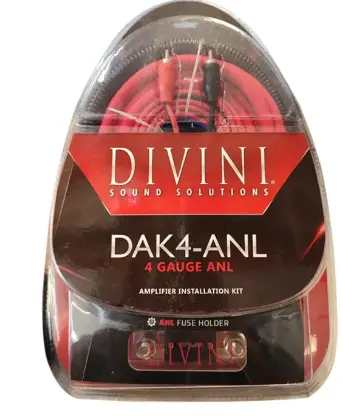 Db Divini Dak4anl 4 Gauge Amp Kit 1
