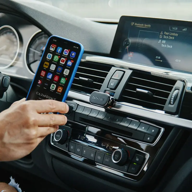 Car Dashboard Phone Mount | By Carmount | Magnetic Phone Mount | Easy Installation With Adhesive Mount 1