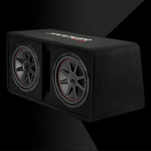Kicker Dcvr122 Dual Cvr122s Loaded In Kicker Ported Enclosure 1