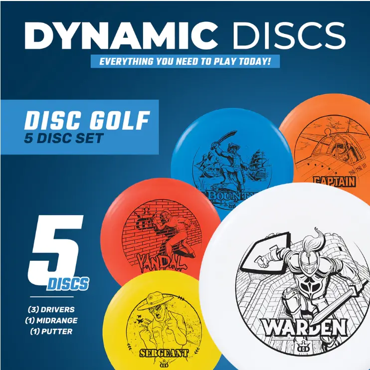 Dynamic Discs Animated 5-Disc Starter Set 1