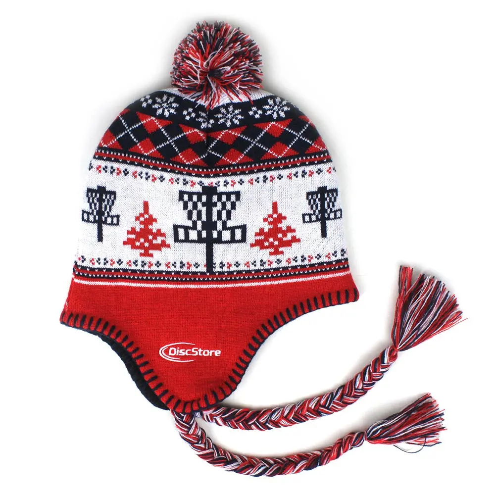 Disc Golf Ear Flap Stocking Hat 2