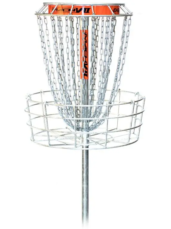 Dga Mach 7 Permanent Disc Golf Basket 1