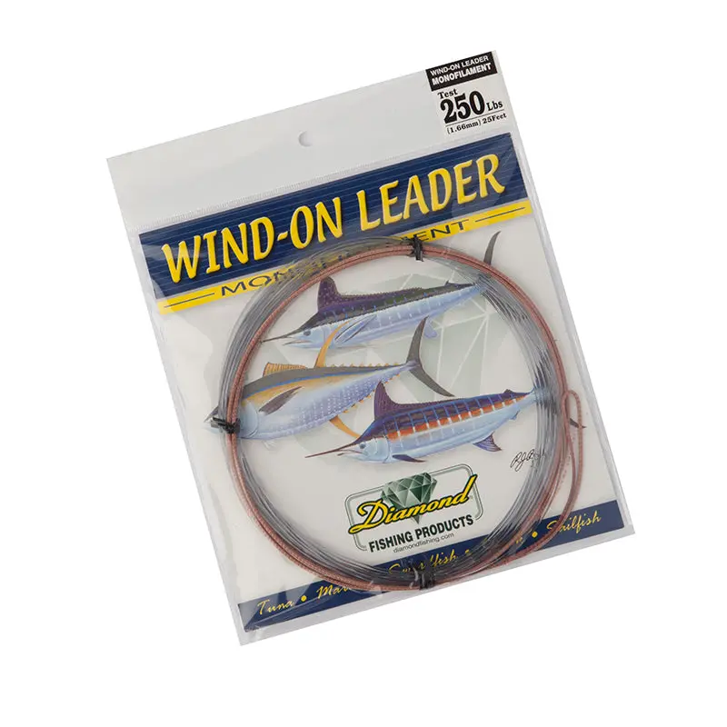 Momoi Hi-Catch Monofilament Wind-On Leader 1