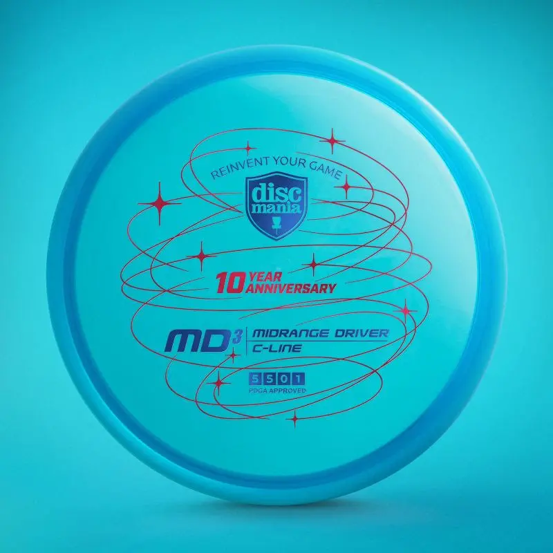 Discmania C-Line Md3 10 Year Anniversary Revolution Stamp 1