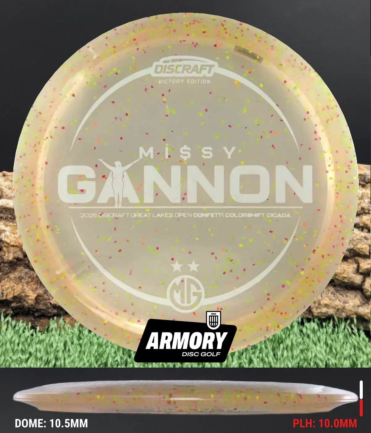 Discraft Missy Gannon Victory Edition Cicada — Z Colorshift Confetti 7