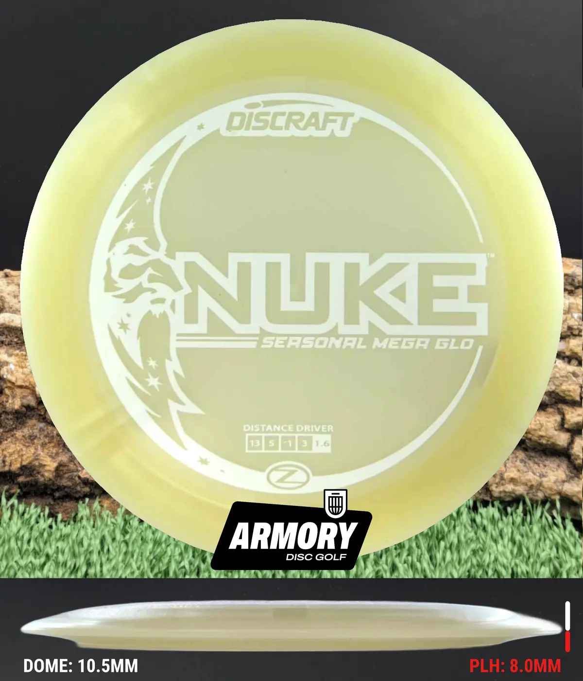 Discraft Mega Glow Nuke Overstable Distance Driver