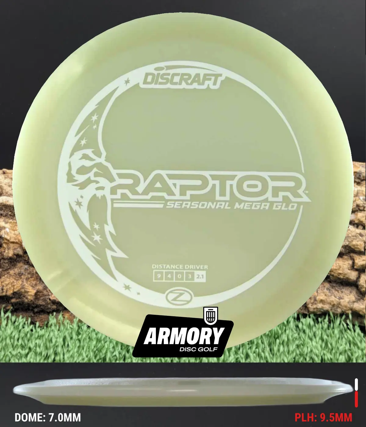 Discraft Mega Glo Raptor 5