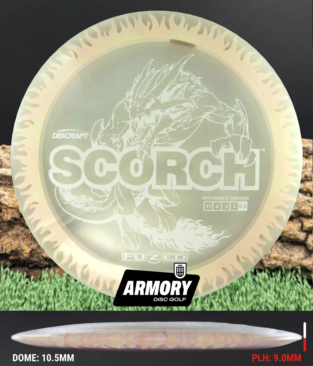 Discraft Fuzed Line Scorch – Flame Rim Z Line 10