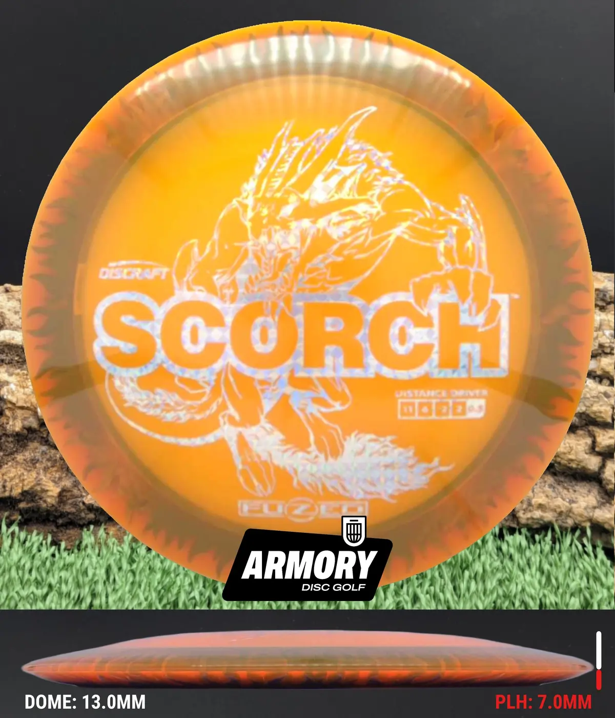Discraft Fuzed Line Scorch – Flame Rim Z Line 16