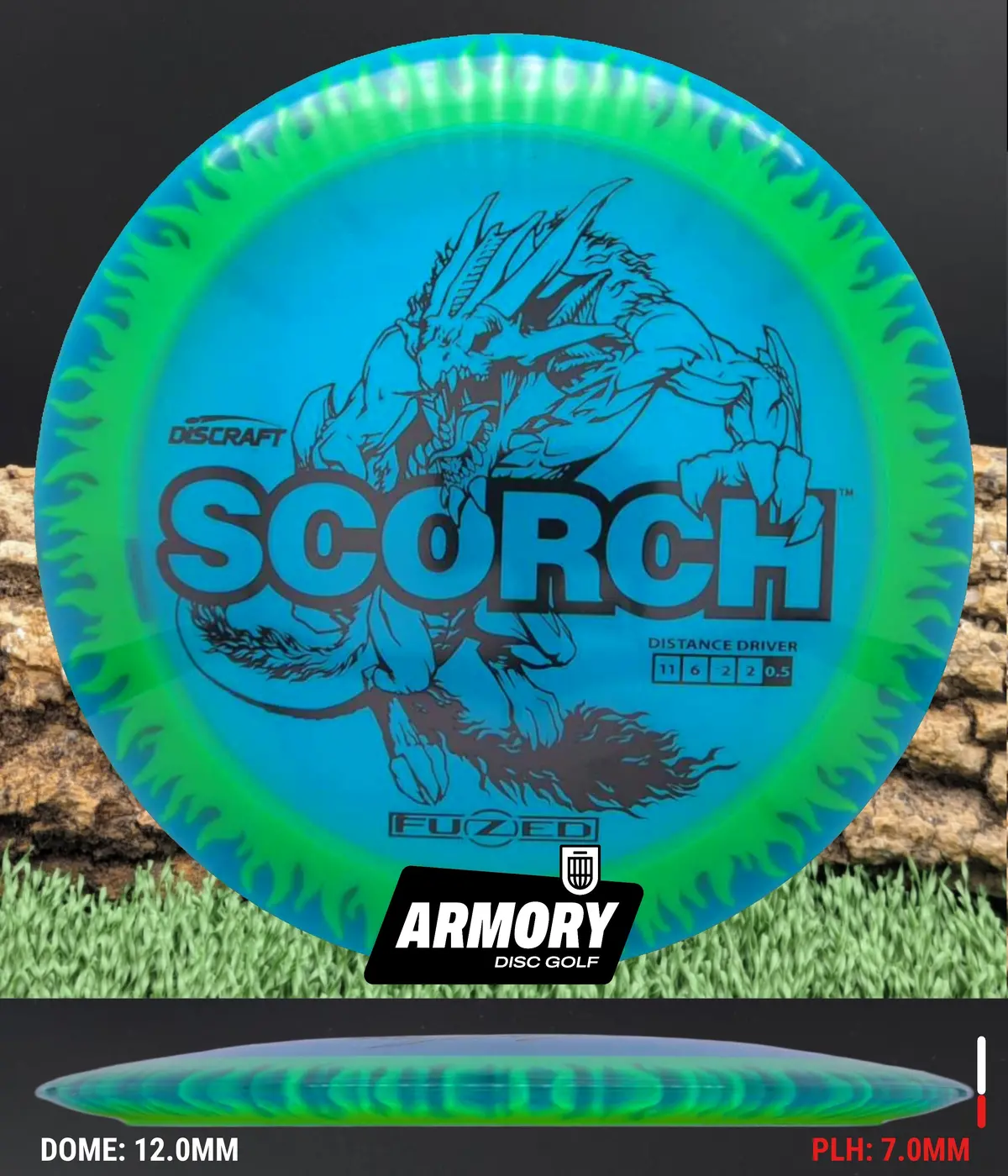 Discraft Fuzed Line Scorch – Flame Rim Z Line 12