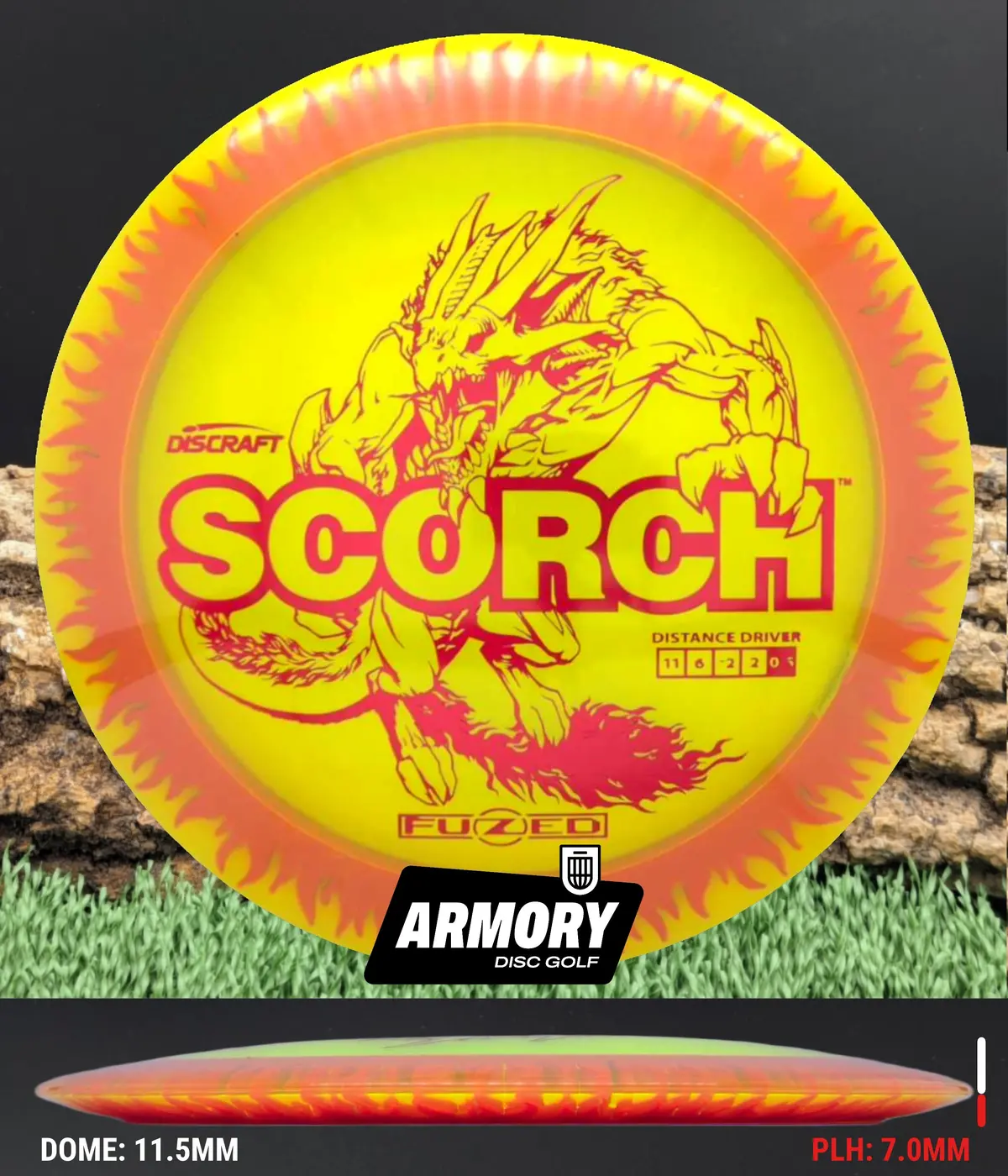 Discraft Fuzed Line Scorch – Flame Rim Z Line 18