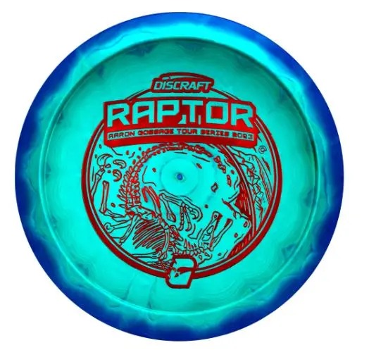 Discraft Swirly Esp Raptor 2023 Aaron Gossage Tour Series 1