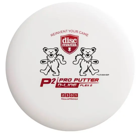 Discmania X Grateful Dead D-Line Flex 2 P2 Bear Pair 1
