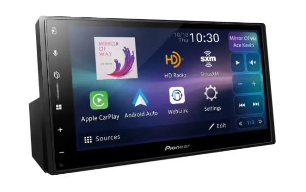 Pioneer Dmh-W3050nex Mechless Receiver 6.8", Wireless Android Auto/Apple Carplay, Maestro 1
