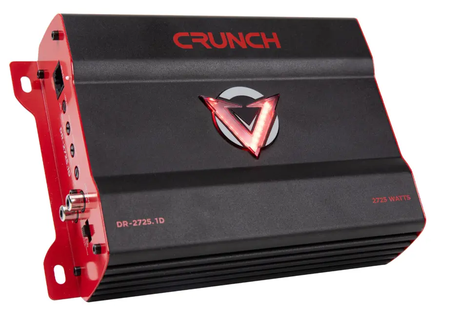 Crunch V-Drive Dr2725.1D 1-Channel Amp 2725W Max 1