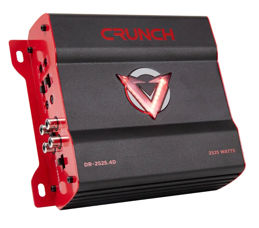 Crunch V-Drive Dr-2525.4D 4-Channel Amp 1