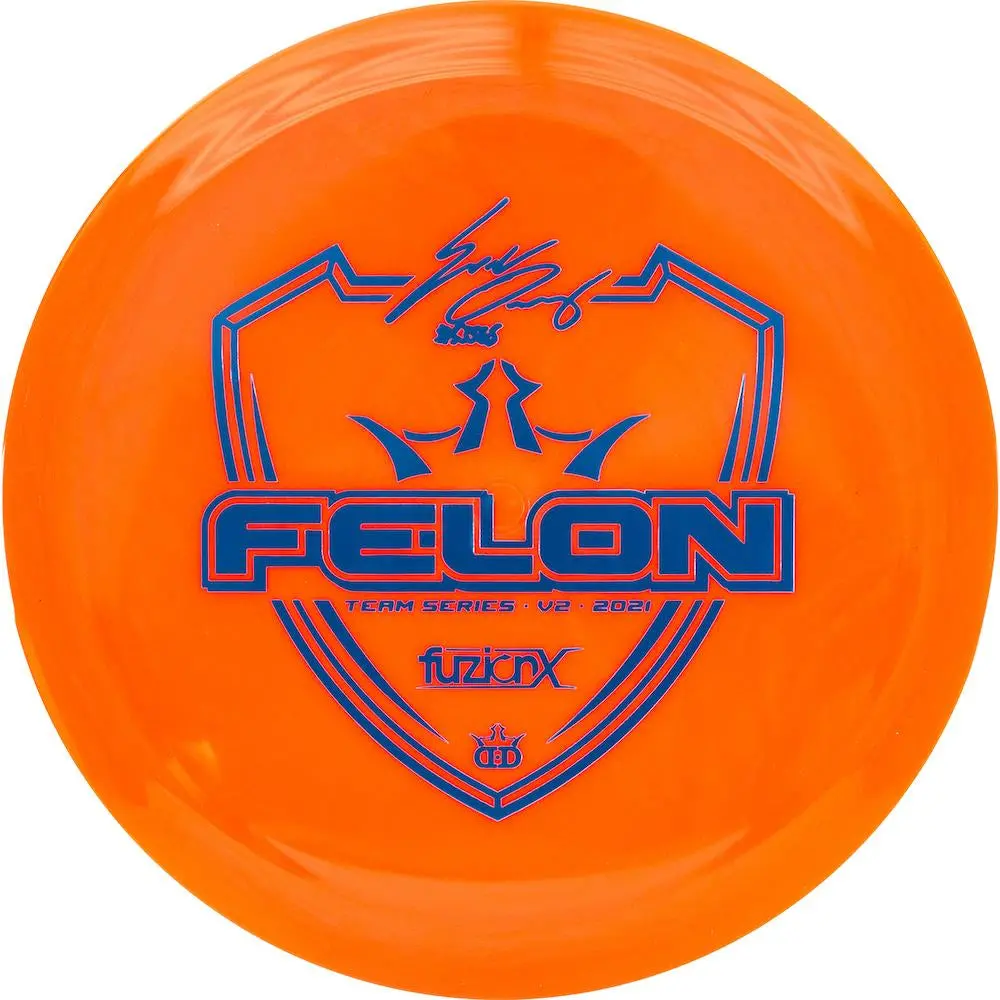Dynamic Discs Fuzion-X Felon Eric Oakley 2021 Team Series V2 1